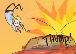 Biitumen:  “The First Time I Ever Saw Thom, He Was Jumping Over A Car.” This
