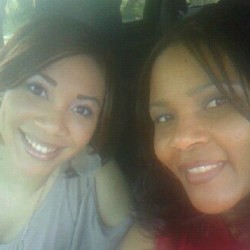 My mommy and my sister…love u miss