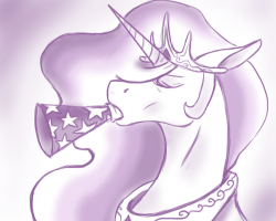 justaskflutterguy:  The princess should ease up on that party horn… Happy Birthday JJ! Thanks for being awesome and hope it was good one!  Thanks Fluttryguy!!! Tooot!