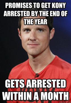 knowyourmeme:  #FAPTIVISM KYMdb - KONY 2012 - Jason Russell Gets Arrested for Fapping in Public 