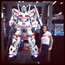 Gundam Unicorn! (Taken with Instagram at WonderCon at The Anaheim Convention Center)