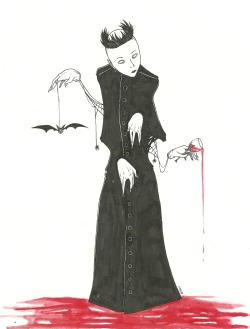 poobalacreep:  Racso the vampire.Drawn by
