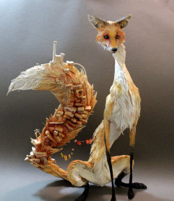  Creatures from El by Ellen Jewett Ellen’s fantastical creatures reside in the outer realms of imagination, given wings of metal, clay, and acrylic paint though their gorgeous if slightly grotesque forms look just as real as the animals they were conjured