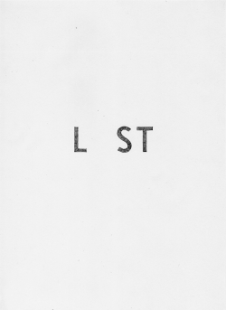 liightup:  cool-er0:  spvcebound:  noryx-enriquez:  itsgeorgia:  lost  lust  last  we have a “list” now.  lest, is lest a word? …googled it and it is