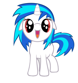 fisherpon:  derpygrooves:  Vinyl Scratch filly - Request by ~NinjamissenDk AW FUCK  I bet her first word was wub!  HNNNNNNNNNNG TOO ADORABLE!!!