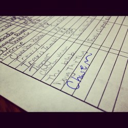 Everyone signs with a different name. Haha #signatures #names #funny #instagram #iphoneography  (Taken with instagram)