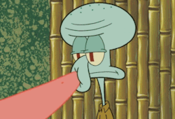 bite-my-wire:  I’ve always wanted to do this to Squidward. 