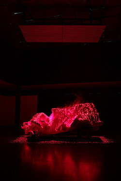 the-iridescence:  Using rising fog to convey the meaning of metempsychosis – the transmigration of the soul – it is clear that spiritualism, in particular Buddhism, is central to the work of young Chinese artist, Li Hui. Chinese philosophy also plays