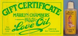 Marilyn Chambers&rsquo; Love Oil, 1980; offer appeared in Club magazine