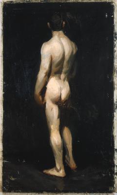 marbledavid: Edward Hopper: Standing Male Nude (1902-1904) 