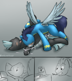 &ldquo;&hellip;I&rsquo;ll just say it was Feather Flu. Harder.&rdquo; .. AND HERE HAVE A FIC-LET~ http://dl.dropbox.com/u/34098139/UM/thunderlane.txt