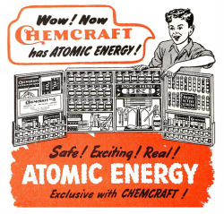 detail from Chemcraft Atomic Energy ad./ Popular Science magazine, December 1947