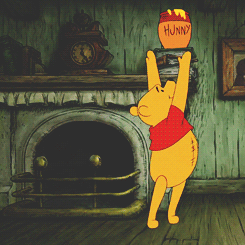 thespacebetween100:  nostalgic-owls:      Let’s just take a moment to appreciate the fact that Pooh has just shoved the equivalent of his own internal organs back into his body like it was no big deal.  No bothers were given that day.  No bothers given.