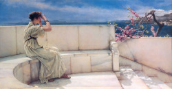 Sir Lawrence Alma-Tadema, Expectations, 1885