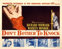 Movie #79: March 29 Don&rsquo;t Bother To Knock