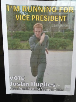 w-hispy:  mrsgwilymowainherondale:  artemisroseshadow:  if this guy doesn’t win vice president there is something wrong with the world  He had me at Time Lord. I’m voting Justin Hughes. Are you?  Ted Hughes for Almighty Ruler of the Earth.  