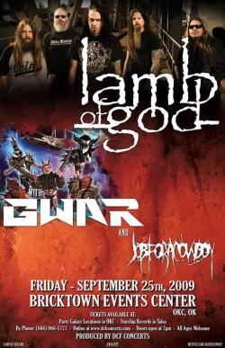 went to this show,gwar completely ruined my jeans with all of the green slime they spray on people.