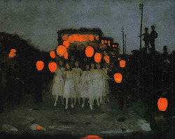 wandrlust:  The Lantern Parade, c.1918 — Thomas Cooper Gotch
