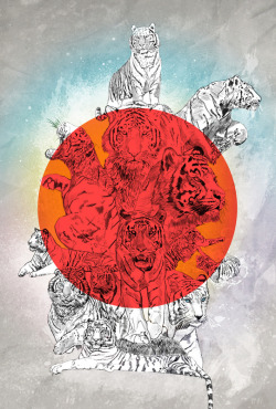 fuckyeahpsychedelics:  “Red Alert Tigers”