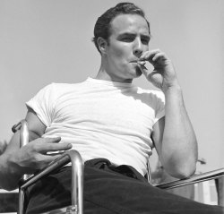 life:  Happy Birthday, Marlon Brando. The year was 1949, and 25-year-old Marlon Brando — “the brilliant brat,” as LIFE magazine called him following his astonishing work on Broadway in A Streetcar Named Desire — had finally answered the call of