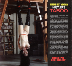 sybilhawthorne:  Appearing in July 2012 issue of Hustler Taboo.