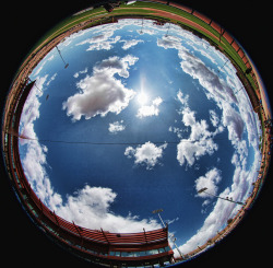 Imagesofthegame:  Camelback Ranch - Glendale A Fisheye View (Looking Straight Up)