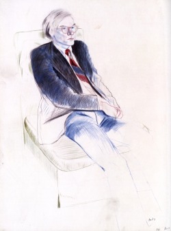 bigbigheavy:  David Hockney, Andy, Paris,