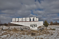 toasttony-blog-blog: In the zone of alienation in northern Ukraine, Kiev Oblast, near the border with Belarus.  Its population had been around 50,000 prior to the accident. Today, the only residents are deer and wolves along with a solitary guard. Prypiat
