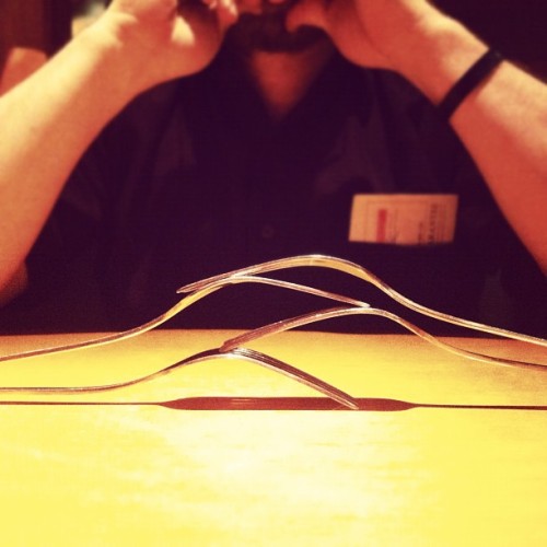 What we do at dinner.  (Taken with instagram) porn pictures