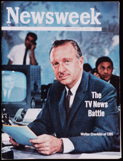 Nwkarchivist:  Walter Cronkite Became Anchorman Of ‘The Cbs Evening News’ 50