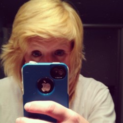 Blonde, gotta do the brown sometime.  #colour #dye #hair #blonde #gauges #holes #plugs #teen #girl #iphonesia #instagrove #instagood #ig #igers #like #follow #iphoneography  (Taken with instagram)