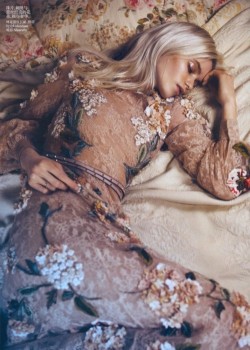 Voguelovesme:  Abbey Lee Kershaw Photographed By Lachlan Bailey In Vogue China May