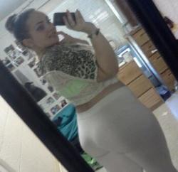 Don&rsquo;t white tights look awesome on a thick chick? [follow for LOADS more from her] - Certified #KillerKurves 