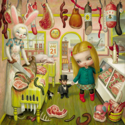 diabetic-homeless-hookers:  peelingflesh-prolapsequeen:  I cant remember the name of this artist! help me.  Mark Ryden 