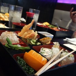 Sumo with Kristin and Raymond! #sushi