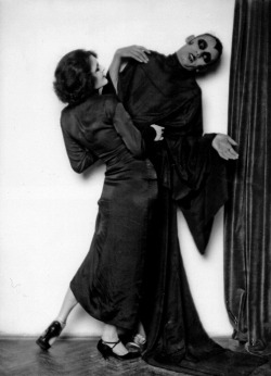 germanexpressionism:  Anita Berber &amp; Sebastian Droste, Dances of Vice, Horror, and Ecstasy (1922) (via) Photographer: Dora Kallmus (Madame d’Ora) 
