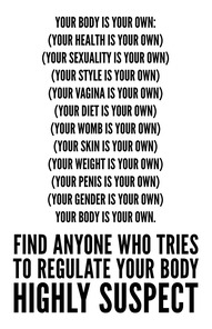 XXX [Your body is your own:(Your health is your photo