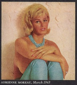 Adrienne Moreau, Playboy, November 1964, Miss March &lsquo;63