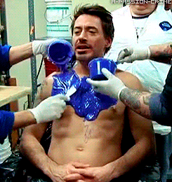 Pkpow:  Raegasm:   They’re Pouring Latex On Him To Make A False Chest. So That