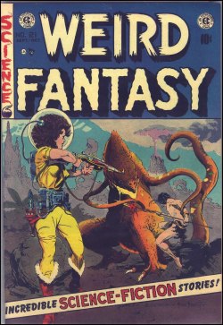 vitazur:  Weird Fantasy #21, September 1953. Cover art by Frank Frazetta and Al Williamson. 