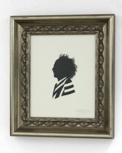 gothiccharmschool:  On the list of artwork I wish I owned: this very clever silhouette of Beetlejuice. 