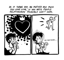one-cheek-wonder:   I Love Love by Hilary Florido  This comic is a very good representation of me   Glad to see this has found its way to tumblr&hellip;.  