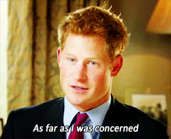  Prince Harry on being Prince William’s best man. 