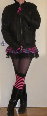 Kinkypinkfemboislut:  Not Sure If The Jacket Fits With The Outfit, Can I Pull It