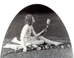 kylarose:Myrna and Flowers, c. 1920sScanned from Myrna Loy: Being and Becoming