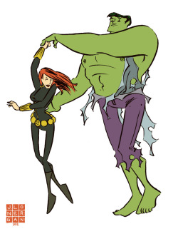 danceraday:  Yes, Hulk smash, but with Black