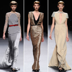 modcloth:  How gorgeous are these 40s-inspired Jenny Packham Fall 2012 designs? (via fabsugar.com) 