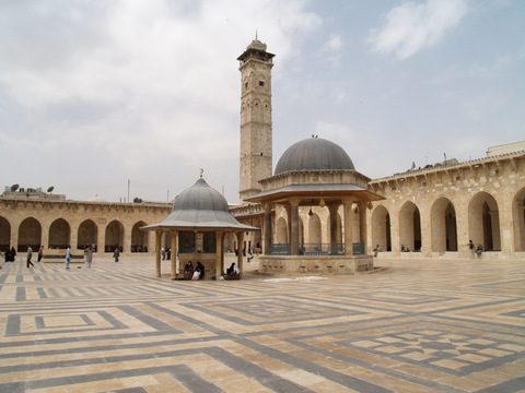 The Great Mosque of Aleppo (Arabic:جامع حلب الكبير Jāmi‘ Halab al-Kabīr)