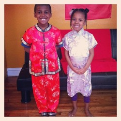 Ready for their Asian inspired Bornday party! #kids #asian #party (Taken with instagram)
