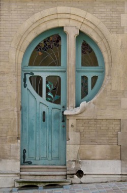 Tsarkel:  Justanawkwardgirl:  Salty-Eggs:  Art Nouveau Doors  Doors. Ya Know.  These